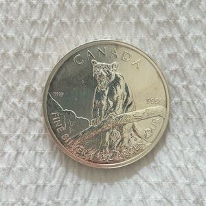 2012 Canada 0.9999 Fine Silver 1 Oz Argent Pur Coin